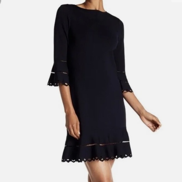Ted Baker London Dresses & Skirts - Dark Blue Ted Baker Yazmiin Long Sleeve Dress Size 2 & 4 (6 & 10) NWT